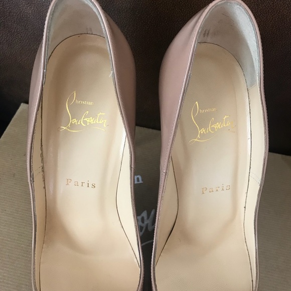 Christian Louboutin So Kate patent nude - Picture 3 of 8